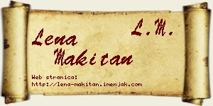 Lena Makitan vizit kartica